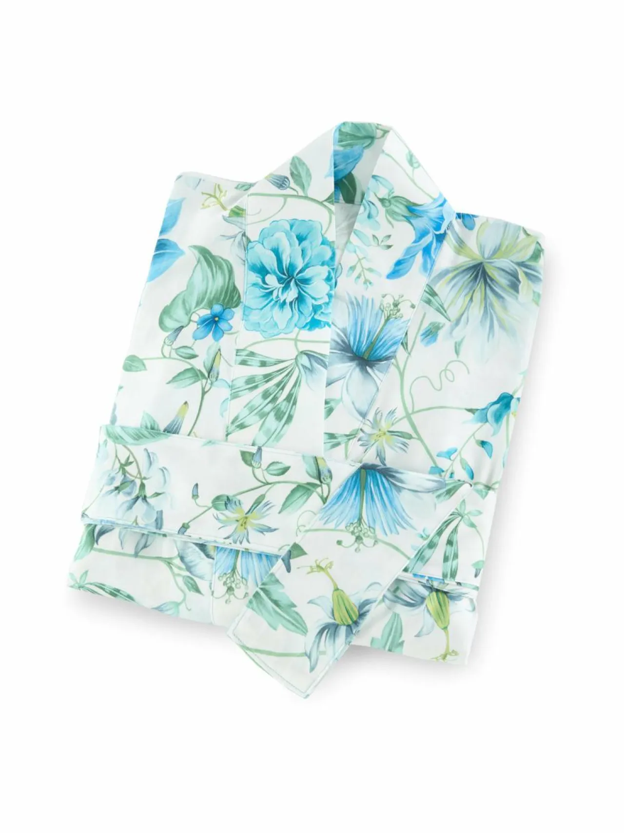 Kylpyhuonetekstiilit|Bassetti Casablanca Kimono -kylpytakki C1 LIGHT BLUE