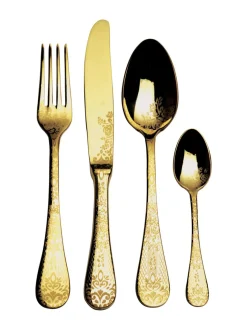 Aterimet & Tarjoiluvälineet|Mepra Casablanca Oro aterinsetti 24 osaa