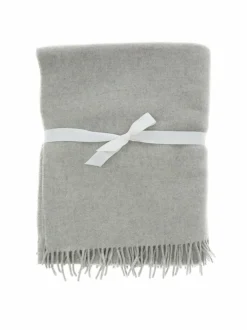 Huovat & Päiväpeitot|Villa Stockmann Cesena-villahuopa 130 x 180 cm LT.GREY/WHITE MELANGE COL 6866