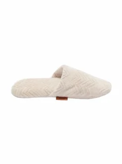 Kylpyhuonetekstiilit|Missoni Home Chalk Soft -tohvelit 21 NATURAL