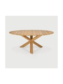 Puutarhakalusteet & Pehmusteet|Ethnicraft Circle ulkokaluste pyöreä ruokapöytä, teak
