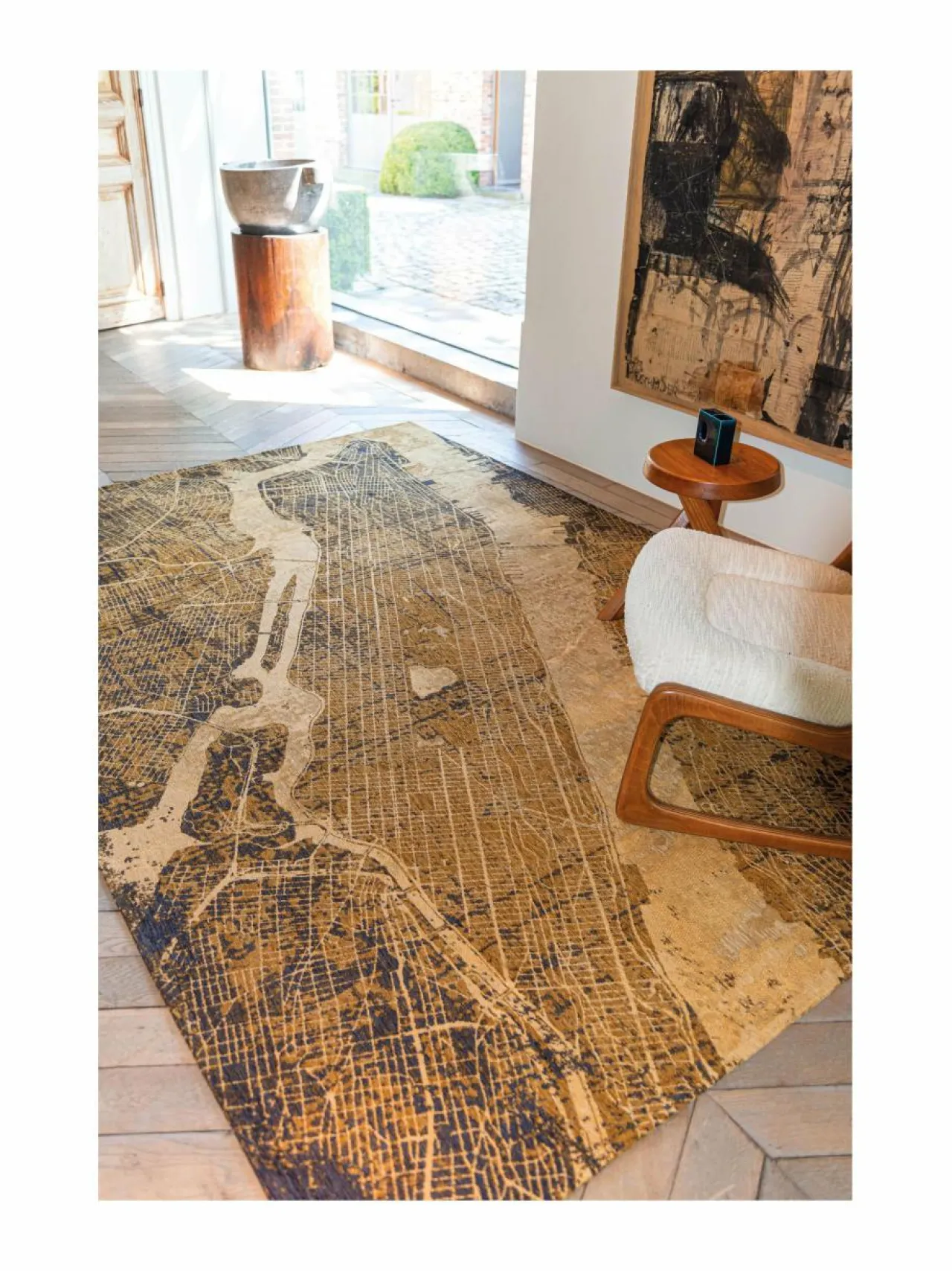 Matot|Louis de Poortere Cities New York -matto 109315 GATSBY GOLD