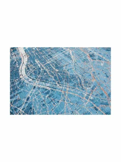 Matot|Louis de Poortere Cities Tokyo -matto 109314 CONDUCTIVE BLUE