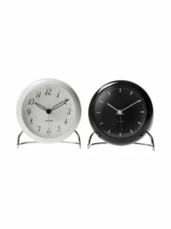Peilit, Kellot & Kehykset|Arne Jacobsen City Hall -herätyskello BLACK
