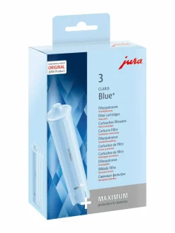 Kahvin- & Vedenkeittimet|Jura CLARIS + -vedensuodattimet 3-pack BLUE