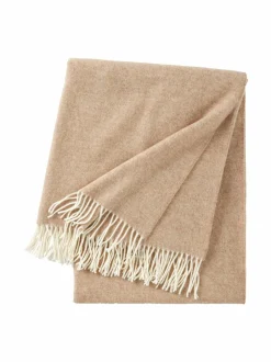 Huovat & Päiväpeitot|Yves Delorme Club-villahuopa, 130 x 170 cm NATUREL