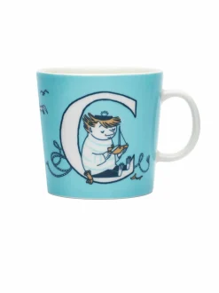 Mukit & Kupit & Asetit|Moomin Arabia C-muumimuki 0.4 L BLUE-WHITE