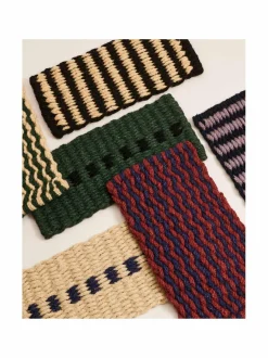 Matot|HAY Coco Stripe Wave -ovimatto 40 x 80 cm BROWN, NAVY