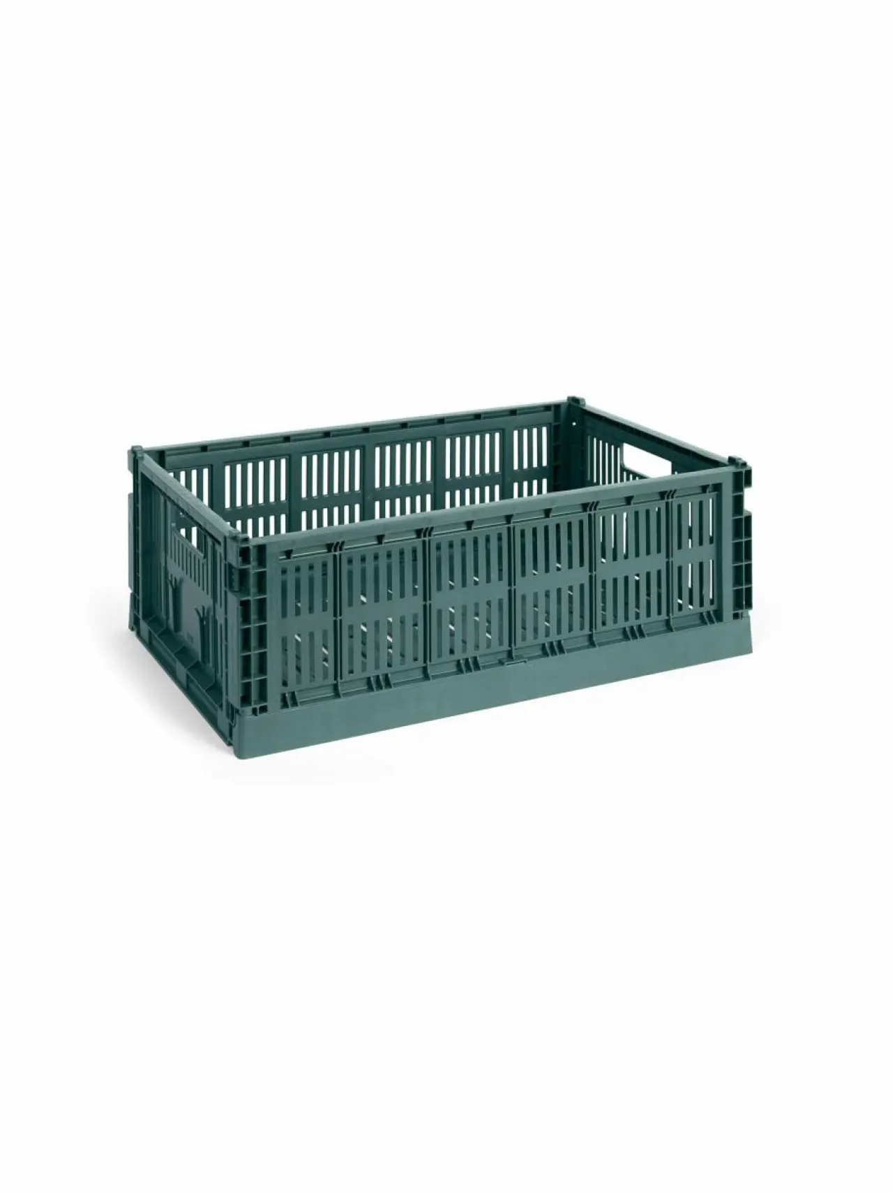 Säilytys|HAY Colour Crate Large -säilytyslaatikko 34,5 x 53 Xx 18,5 cm DARK GREEN