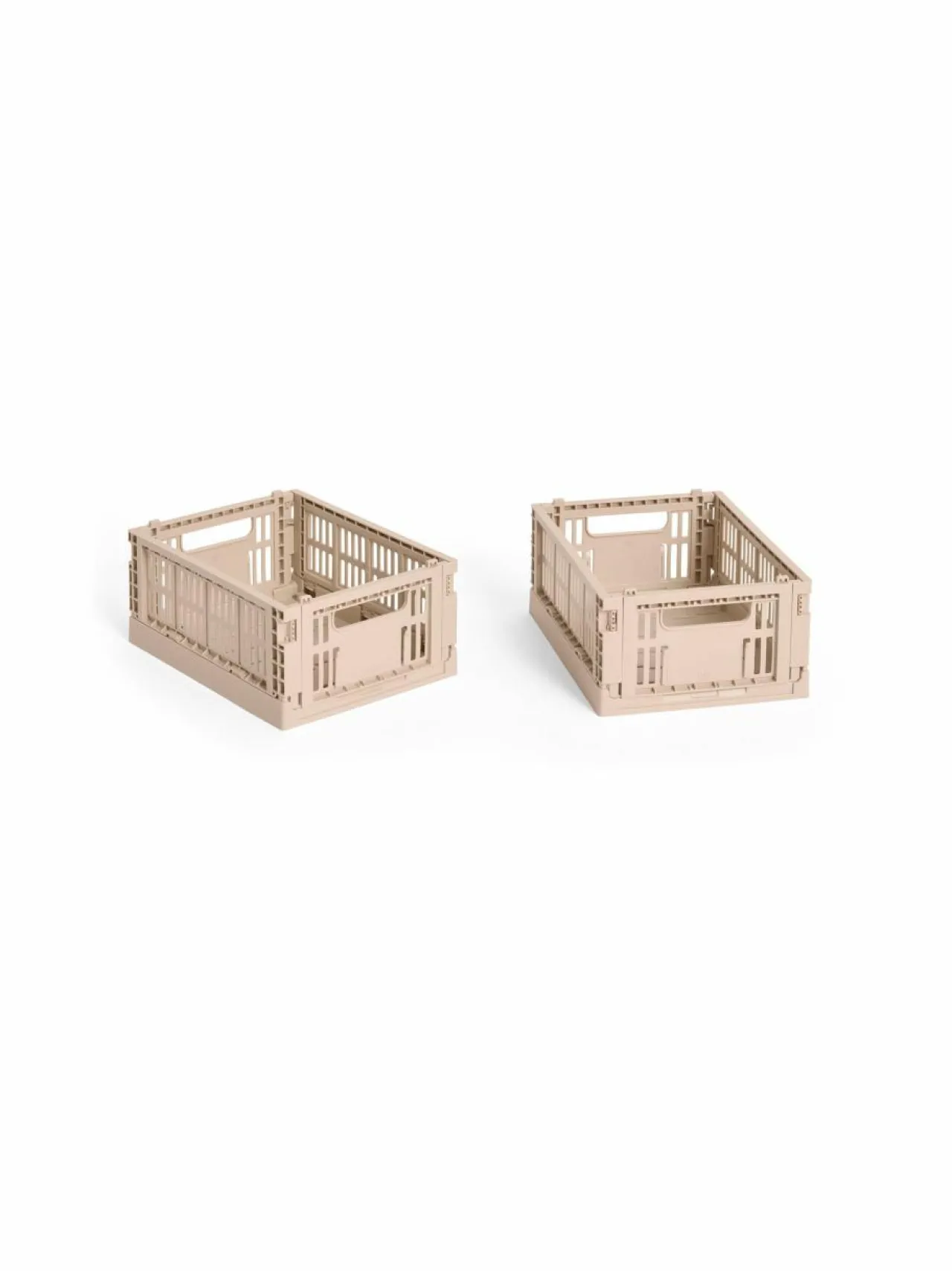 Säilytys|HAY Colour Crate Mini Set -säilytyslaatikko 13 x 17 x 8 cm, 2 kpl POWDER