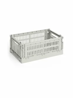 Säilytys|HAY Colour Crate Small -säilytyskori GREY