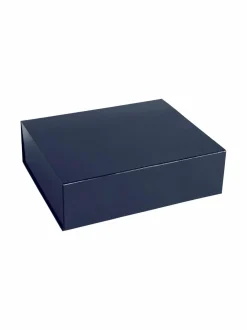 Säilytys|HAY Colour Storage L -laatikko 41,5 x 34,5 cm MIDNIGHT BLUE