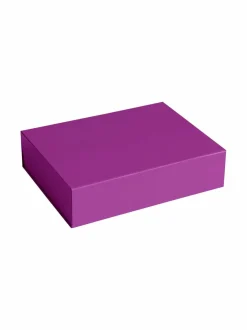 Säilytys|HAY Colour Storage S -laatikko 33 x 25,5 cm VIBRANT PURPLE