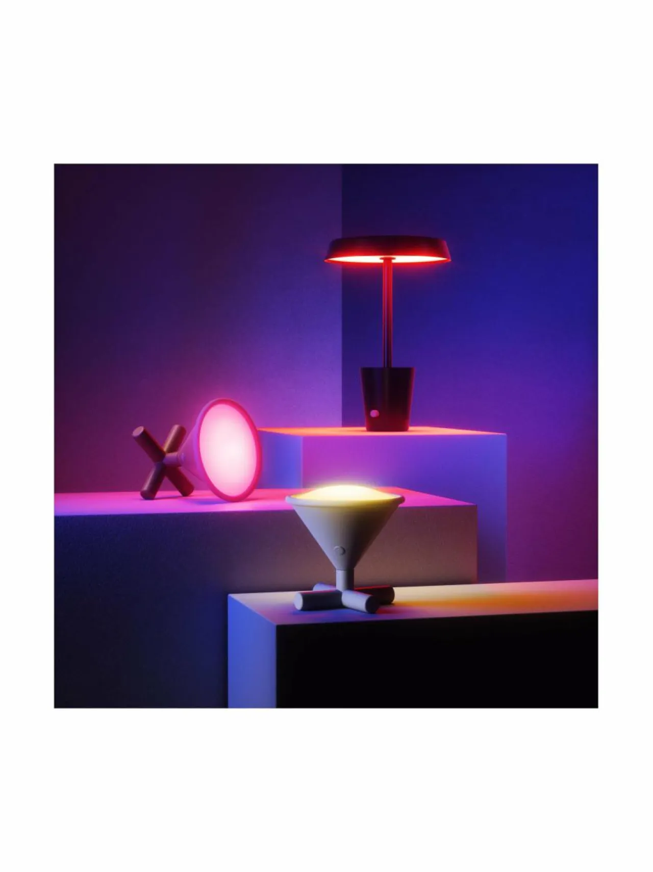 Lamput|Umbra Cono Portable Smart Lamp -valaisin GREY