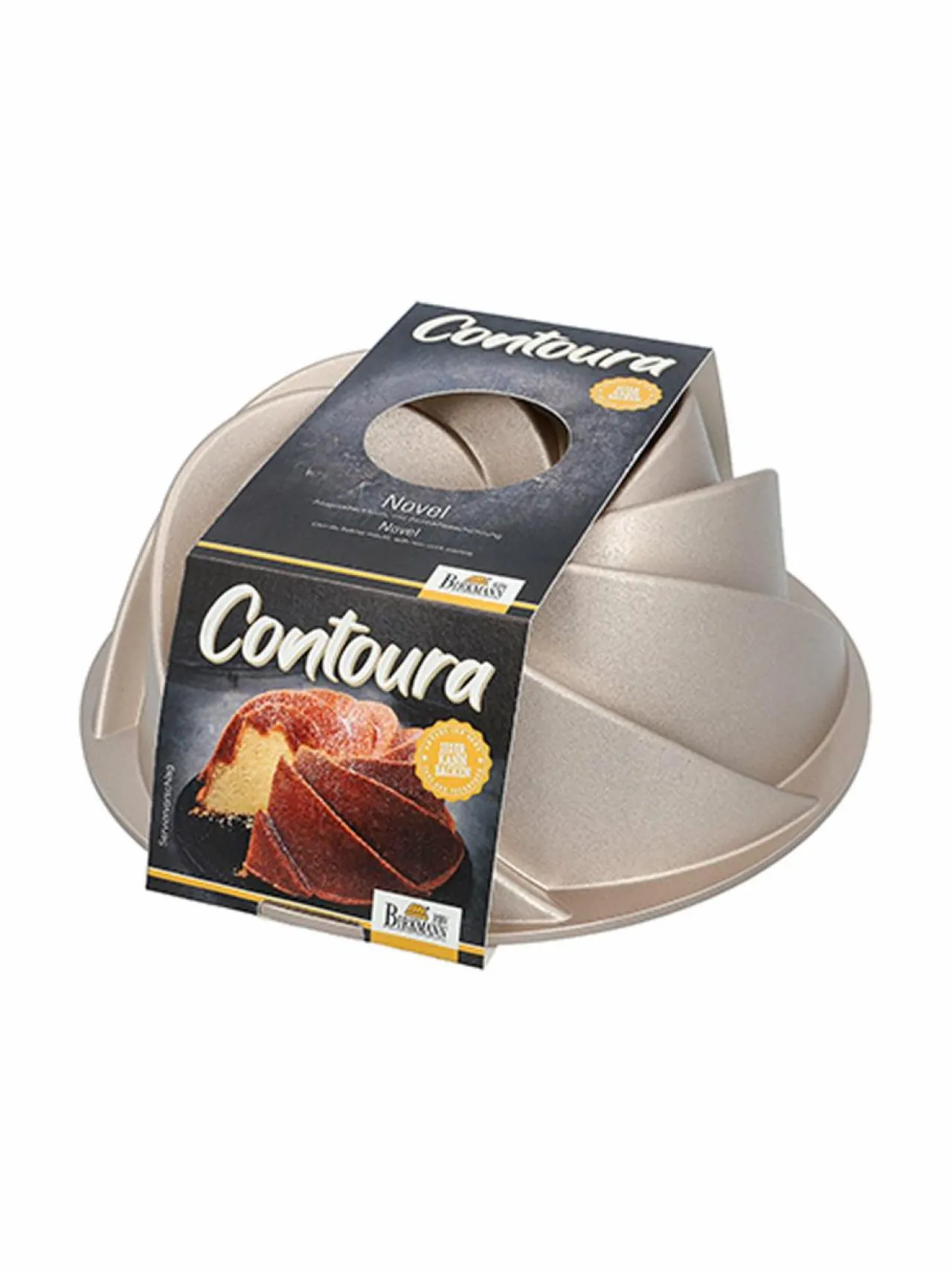 Leivonta|Birkmann Contoura Novel Cake Tin -kakkuvuoka GOLD