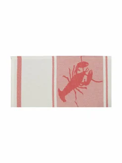 Keittiö- & Kattaustekstiilit|Casa Stockmann Crab -pyötätabletti WHITE/RED