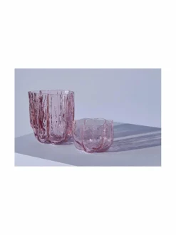 Kynttilät & Lyhdyt|Kosta Boda Crackle Votive -kynttilänjalka PINK