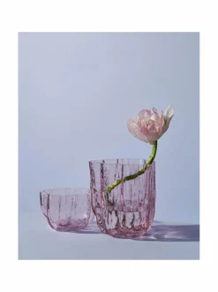 Kynttilät & Lyhdyt|Kosta Boda Crackle Votive -kynttilänjalka PINK