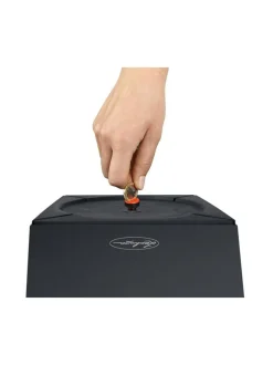 Ruukut & Istutusastiat|Lechuza CUBICO Color 22 matta Tummaharmaa Altakasteluruukku ∅22x22cm korkeus 41cm TUMMAHARMAA MATTAPINTA