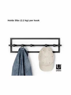 Naulakot & Koukut|Umbra Cubiko 5 Hook -naulakko BLACK