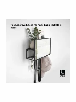 Säilytys|Umbra Cubiko Organizer -peilihylly BLACK