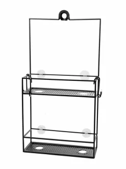 Säilytys|Umbra Cubiko-suihkuteline MUSTA