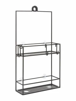 Säilytys|Umbra Cubiko-suihkuteline MUSTA