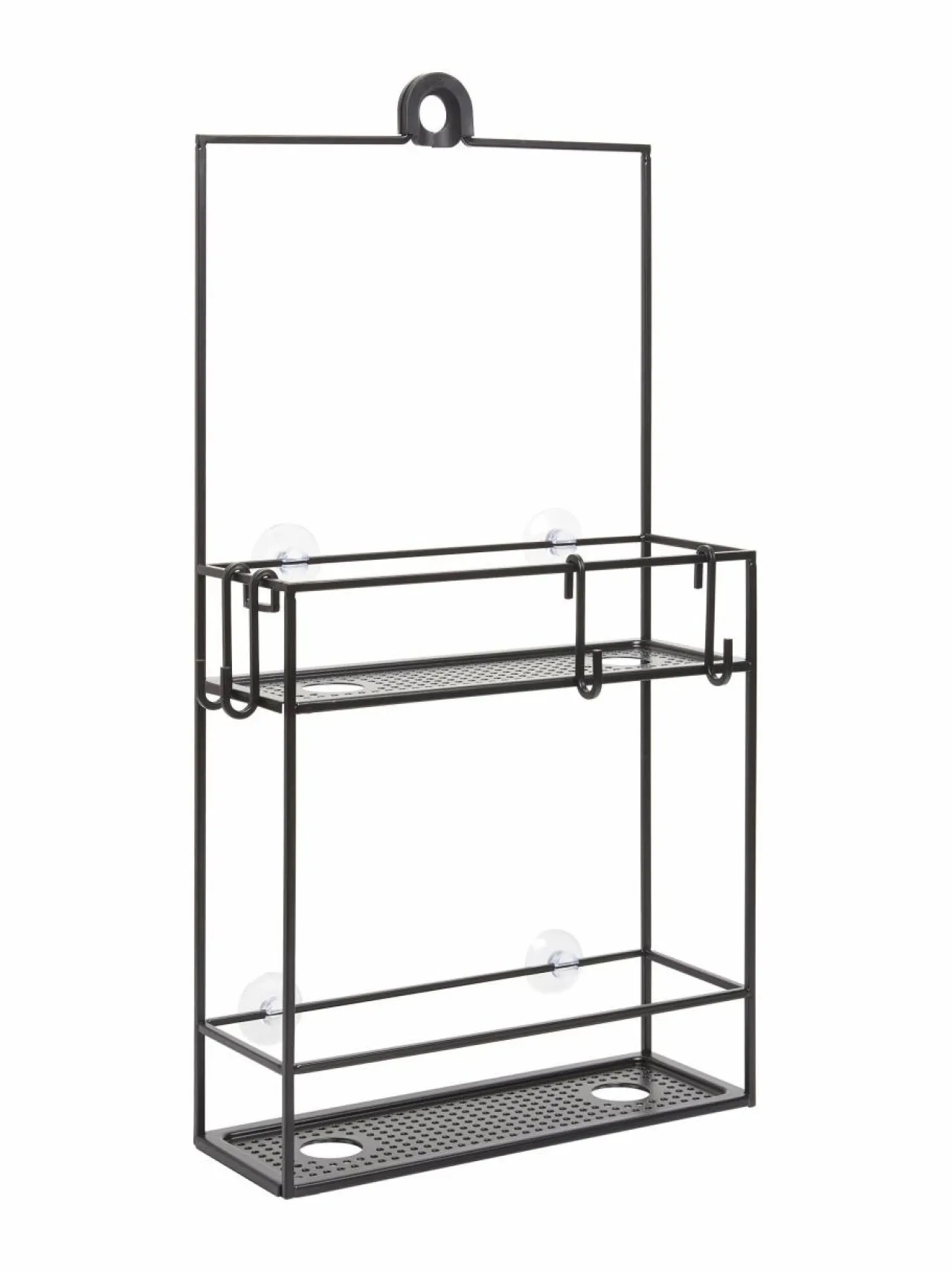 Säilytys|Umbra Cubiko-suihkuteline MUSTA