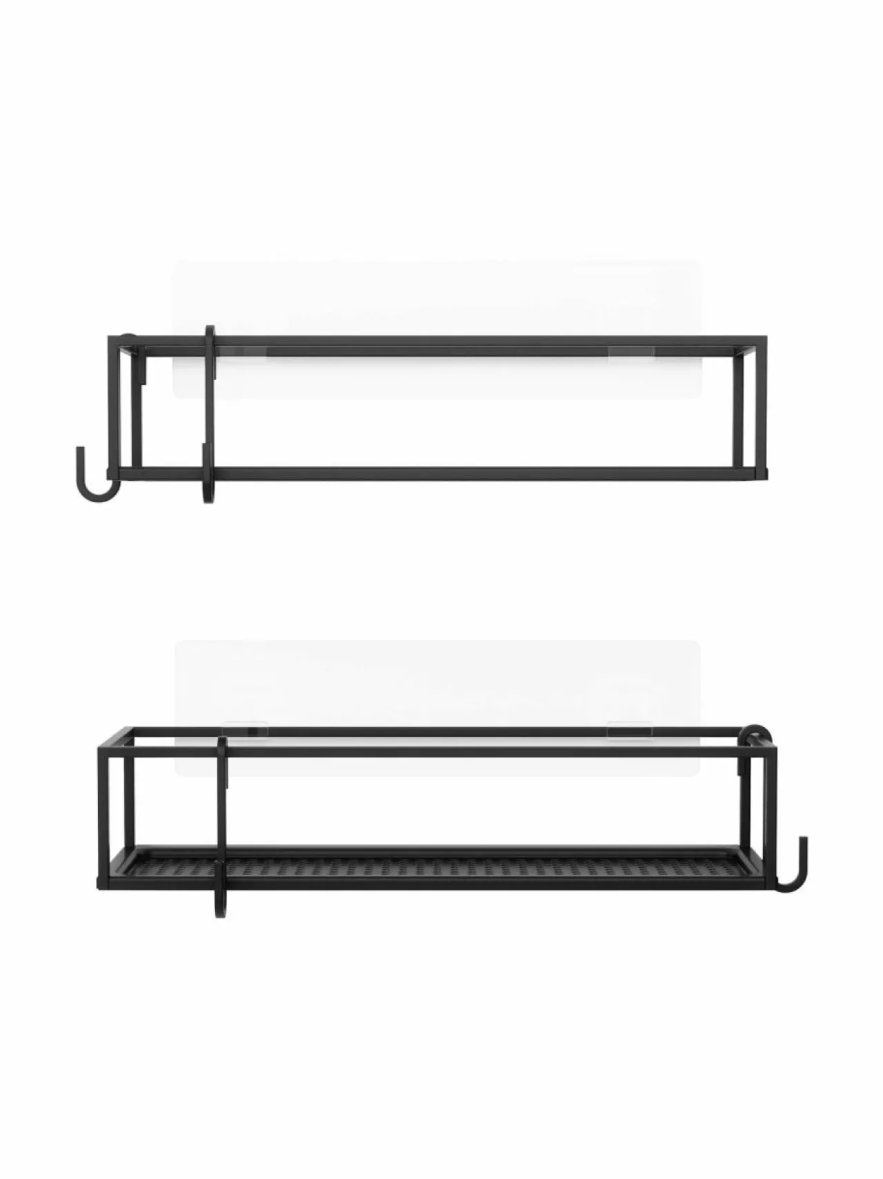 Säilytys|Umbra Cubiko-suihkuteline 2 kpl BLACK