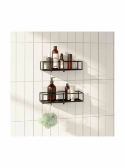 Säilytys|Umbra Cubiko-suihkuteline 2 kpl BLACK