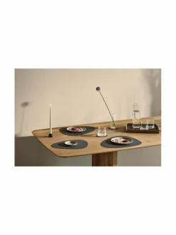 Keittiö- & Kattaustekstiilit|Lind DNA Curve L Nupo -nahkatabletti ANTHRACITE