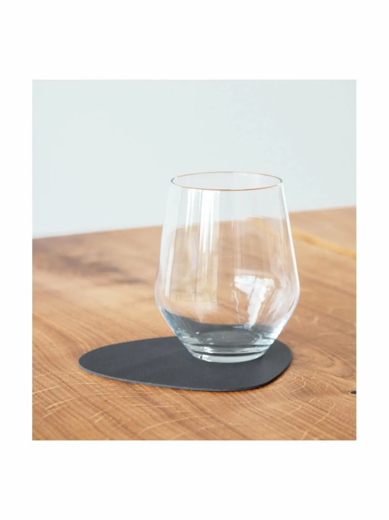 Keittiö- & Kattaustekstiilit|Lind DNA Curve Nupo -lasinalunen nahasta ANTHRACITE