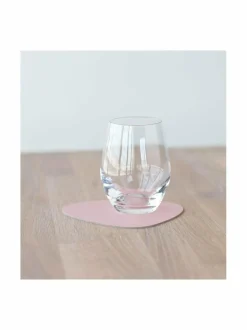 Keittiö- & Kattaustekstiilit|Lind DNA Curve Nupo -lasinalunen nahasta ROSE