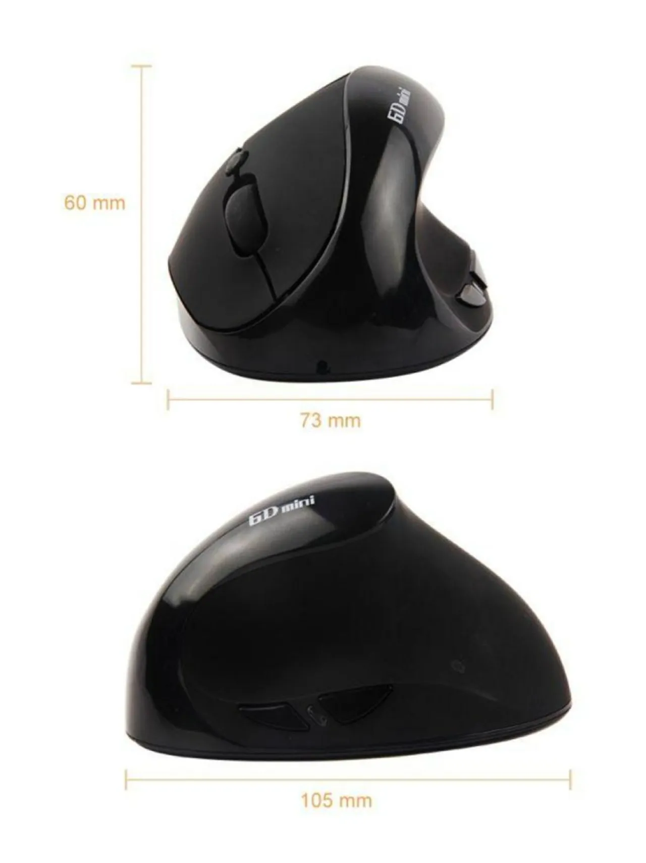 Tietokonetarvikkeet|Top-Cousins 6D mini pystyhiiri - Langaton