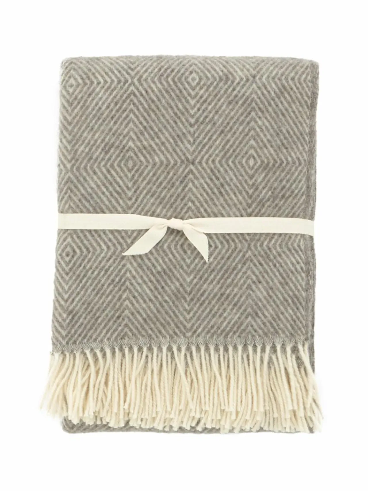 Huovat & Päiväpeitot|Casa Stockmann Danaja-villahuopa 130 x 200 cm NATURAL WHITE/GREY 0109