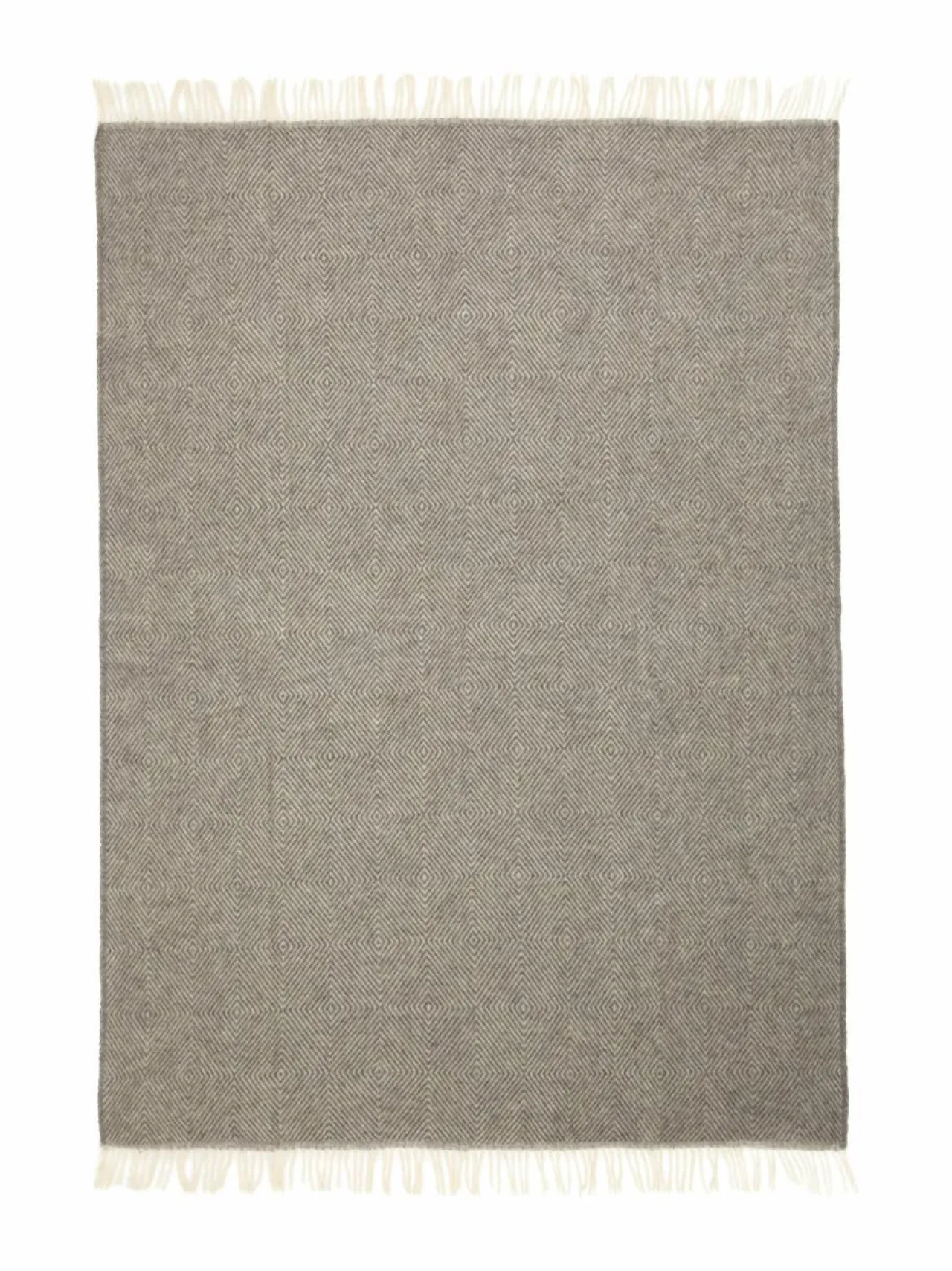 Huovat & Päiväpeitot|Casa Stockmann Danaja-villahuopa 130 x 200 cm NATURAL WHITE/GREY 0109