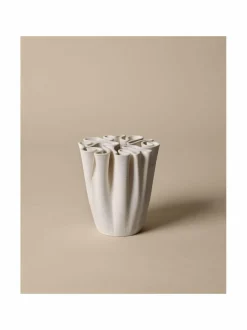 Koriste-Esineet|Ferm Living Dedali-maljakko H18 cm OFF-WHITE