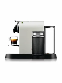 Kahvin- & Vedenkeittimet|Nespresso DeLonghi Citiz & Milk Coffee Maker -kahvikapselikone WHITE