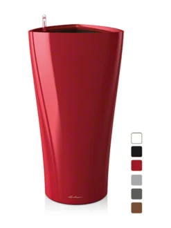 Ruukut & Istutusastiat|Lechuza Delta Premium Punainen Altakasteluruukku ∅30 korkeus 56cm PUNAINEN KIILTÄVÄPINTA