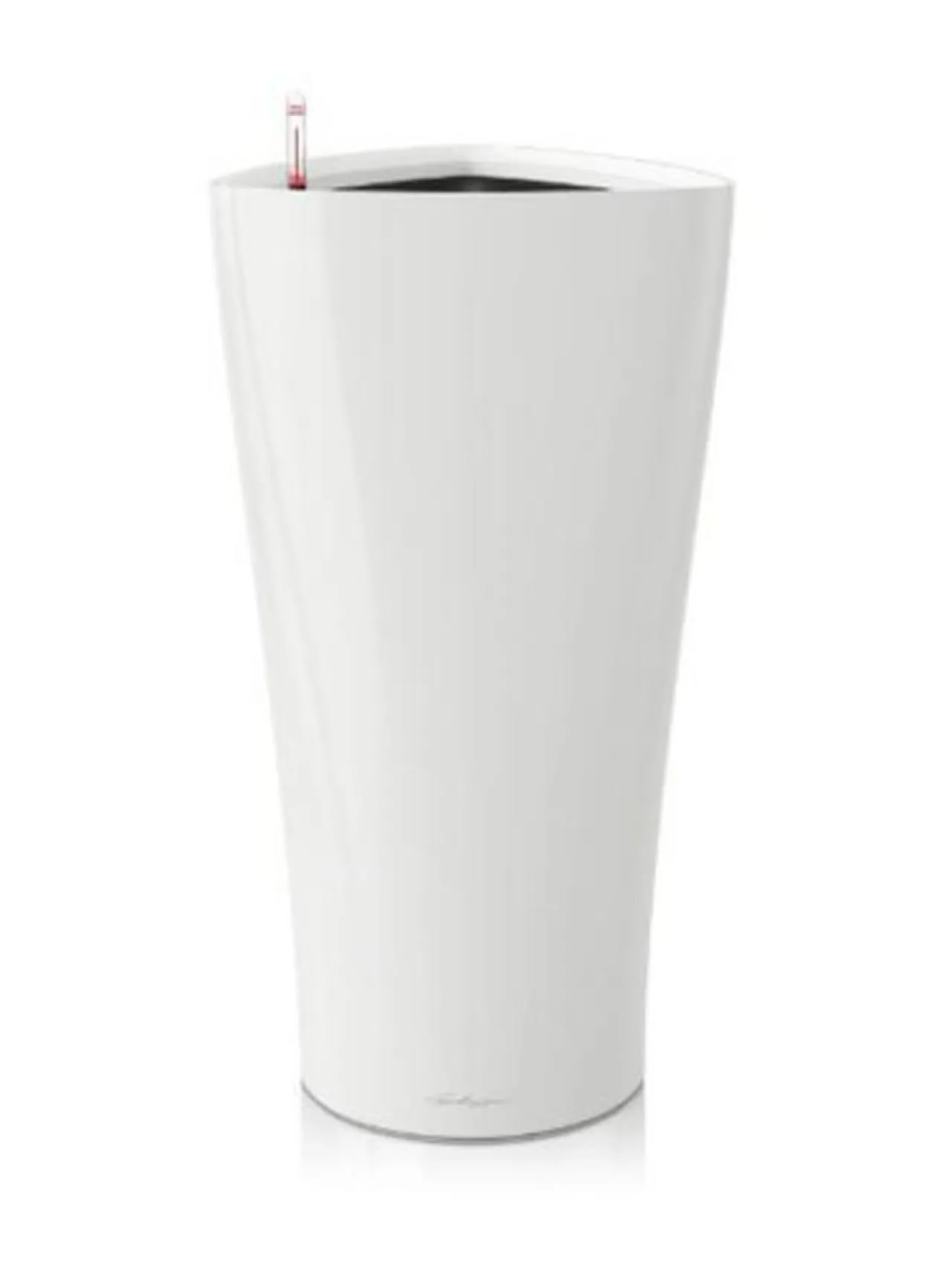 Ruukut & Istutusastiat|Lechuza Delta Premium Valkoinen Altakasteluruukku ∅30 korkeus 56cm VALKOINEN KIILTÄVÄPINTA