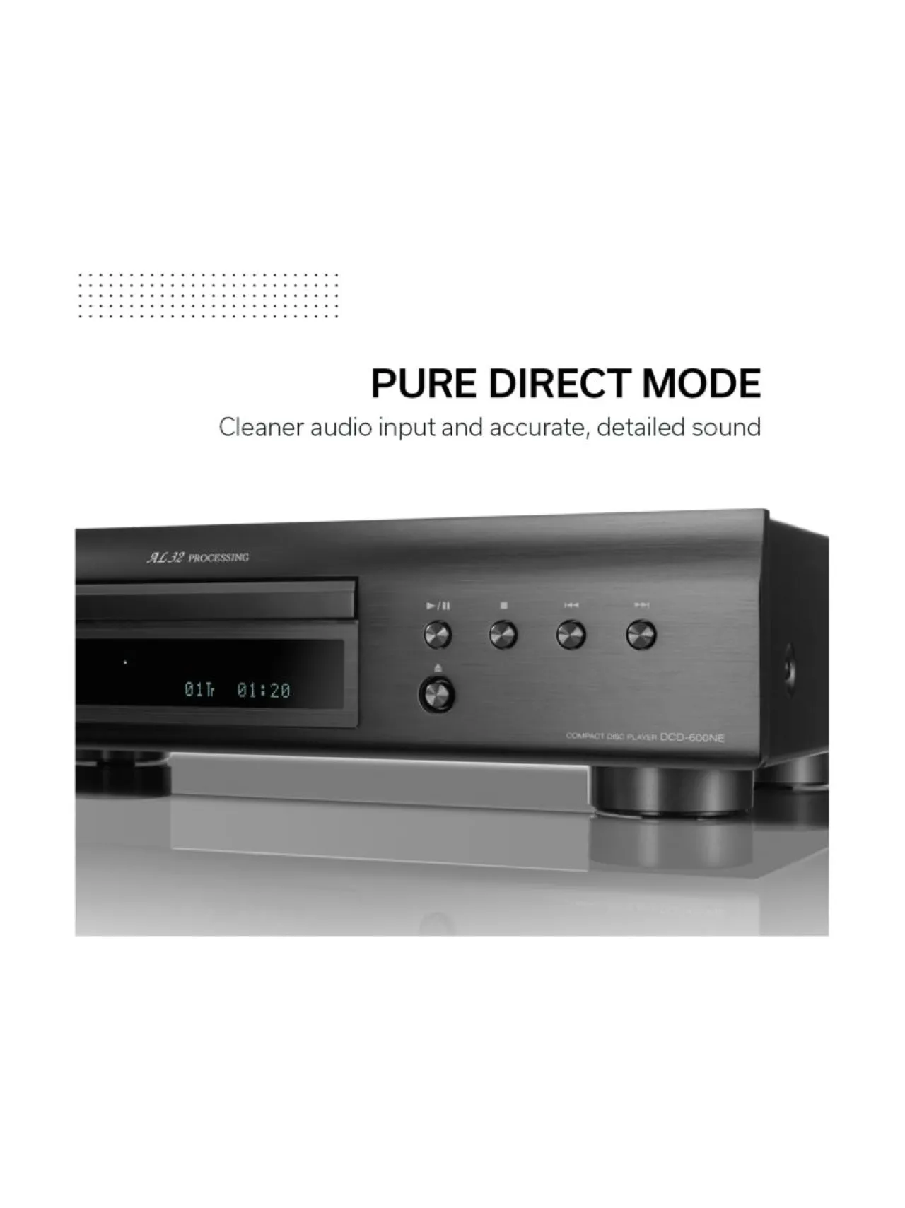 Audio|Denon DCD-600NE CD-soitin, musta