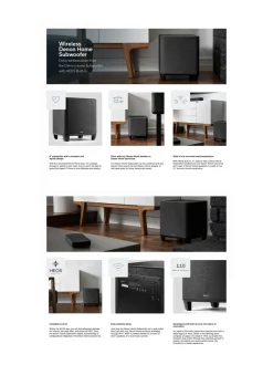 Audio|Denon Home Subwoofer langaton subwoofer, musta