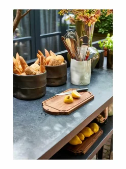 Tarjoiluastiat|DUTCHDELUXES Dented Crock -keittiövälineteline W WHITE