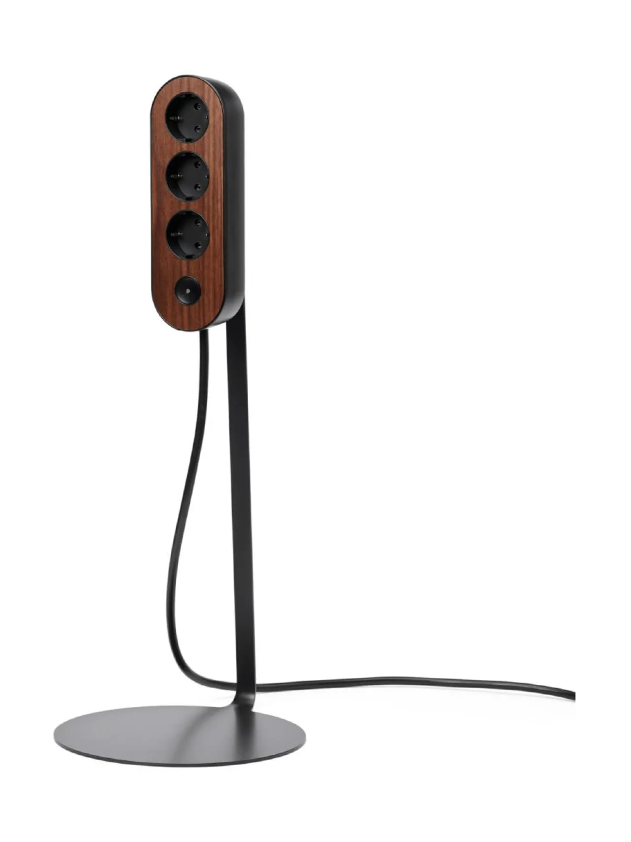 Turvatuotteet|MyNolla Design Jatkojohto Lattiajalusta - 2,8m MUSTA/PÄHKINÄ