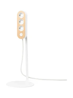 Turvatuotteet|MyNolla Design Jatkojohto Lattiajalusta - 2,8m VALKOINEN/TAMMI