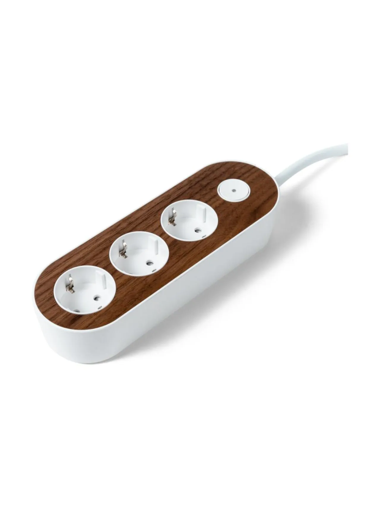 Turvatuotteet|MyNolla Design Jatkojohto, 2m - Pähkinä WHITE