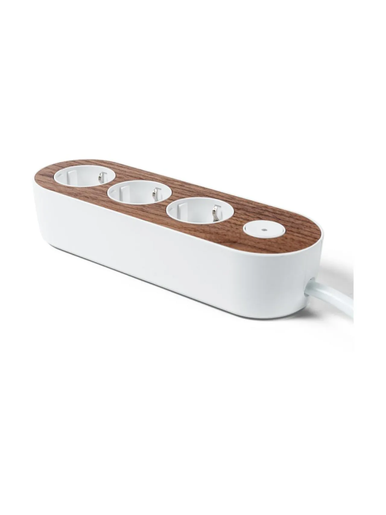 Turvatuotteet|MyNolla Design Jatkojohto, 2m - Pähkinä WHITE