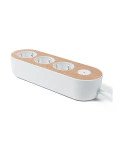 Turvatuotteet|MyNolla Design Jatkojohto, 2m - Tammi WHITE