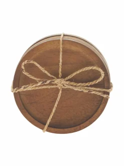 Keittiö- & Kattaustekstiilit|Casa Stockmann Drip-lasinalunen 4 kpl NATURAL ACACIA