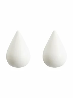 Naulakot & Koukut|Normann Copenhagen Dropit-koukku S, 2 kpl VALKOINEN